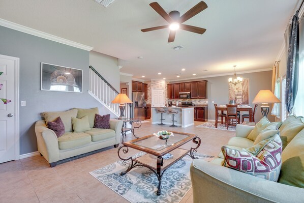 Orlando Vacation Rental | 4BR | 2.5BA | 2,600 Sq Ft | Stairs Required