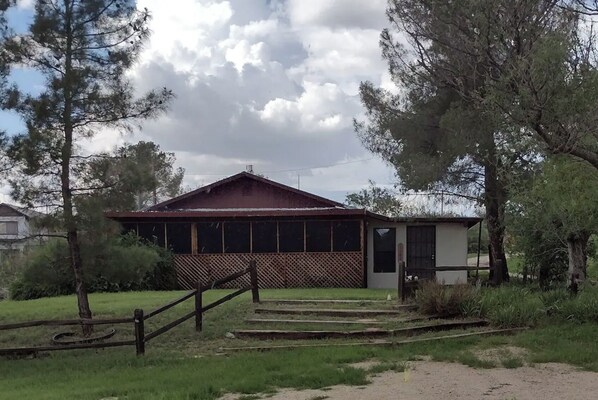 Large yard, screened porch, parking, private entrance