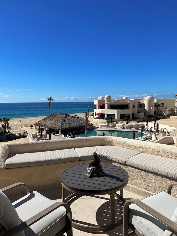 Private Patio with stunning views
