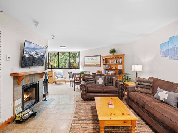 Living Area with Sleeper Sofa