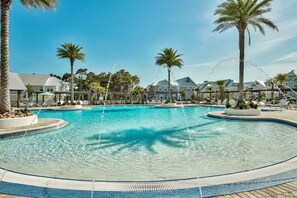 Dive into luxury with our zero-entry pool, ideal for all ages.