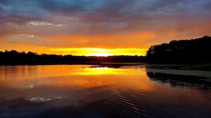 Sunset from the water.