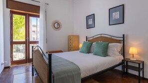 Our bedroom features a comfortable queen bed, ensuring a restful night's sleep for up to two guests. #cozy #home #pt #vacations