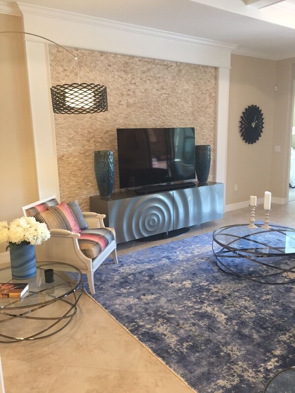 Smart TV in living area