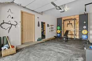 Fitness Room in Garage