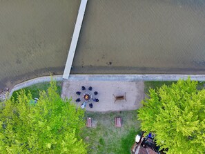 Community Fire Pit & Shared Waterfront