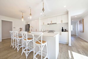 Kitchen + Breakfast Bar/Stools