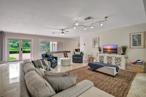 Cozy living room featuring elegant furnishings and a warm ambiance.