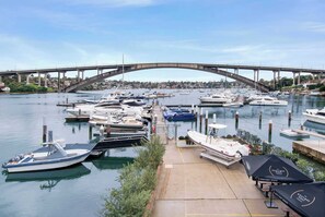 Stunning waterfront views from the balcony