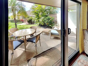 Living Room's Back Patio Access