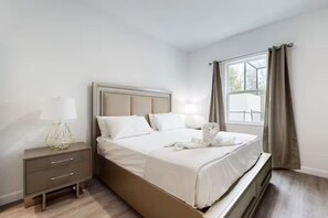 Rest easy in spacious bedrooms designed for comfort and a good night's sleep.