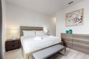 Rest easy in spacious bedrooms designed for comfort and a good night's sleep.