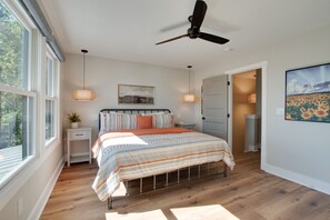 King Bedroom with Smart TV and Lake Views