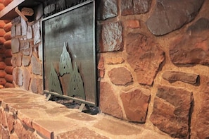 Ranch fireplace