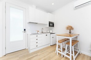 Kitchen and table for four