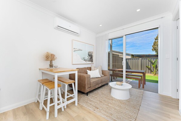 Dining and living room
