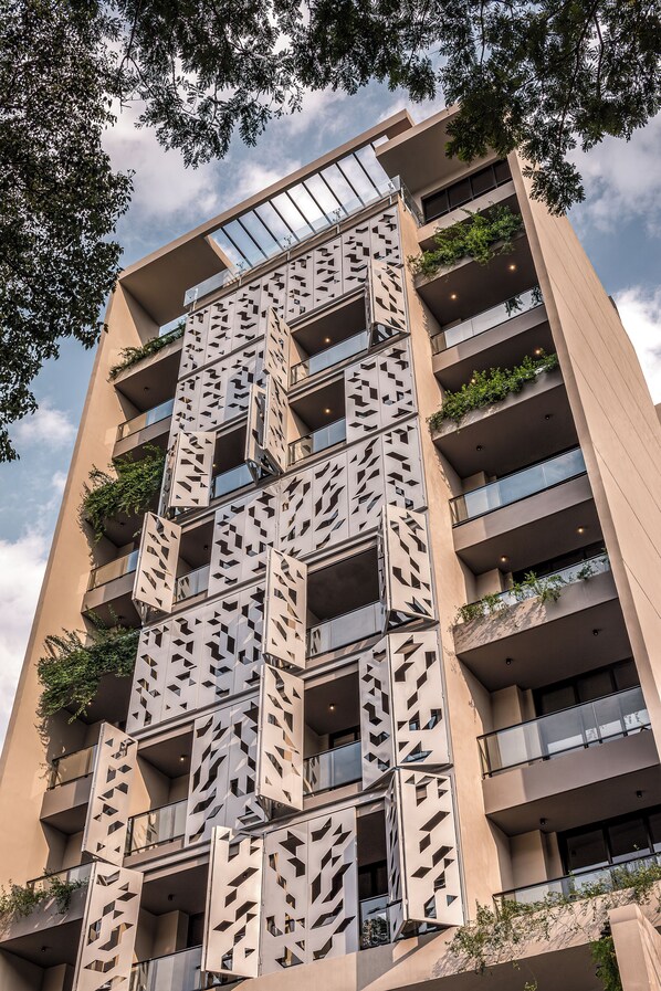 Overnatningsstedets facade