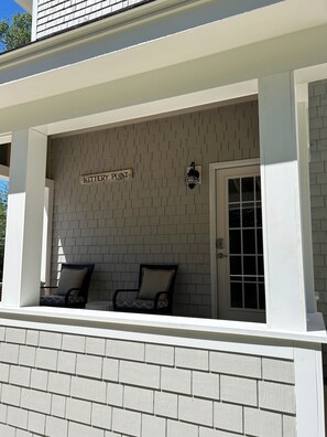 Entrance with covered porch