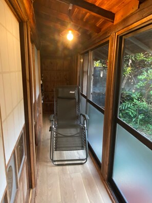 You can relax on the veranda.