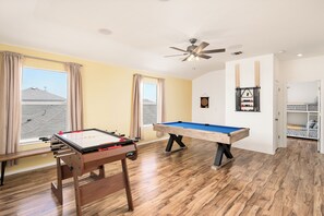 Pool table and air hockey