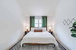 Sink into the plush king bed after a day of adventure and exploring the area.