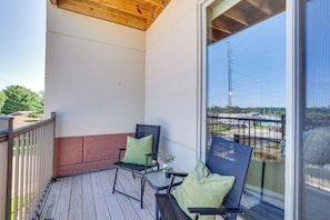 Condo Exterior | Furnished Balcony