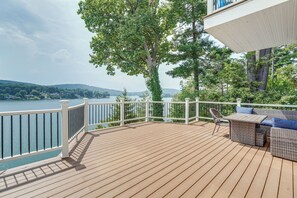 Deck | Outdoor Seating | Candlewood Lake Views