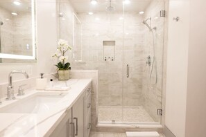 Full Bathroom with Walk-In Shower