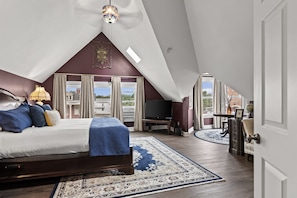 Bedroom 1 - Large King Bed Room with Turret