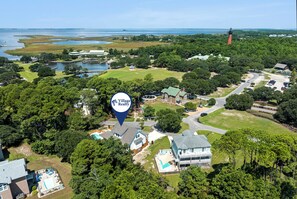 CL01: Creamsicle Cottage | Aerial View
