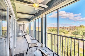 Private outdoor patio