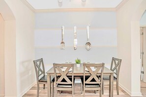 Indoor dining area