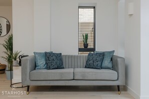Creates a welcoming atmosphere for relaxation.