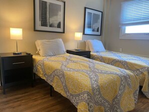 Bright and welcoming room with twin beds, perfect for families or friends traveling together.