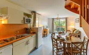 Curb your appetite by indulging on a snack in your kitchenette!