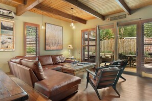 Tongue & Groove ceilings, exposed beams