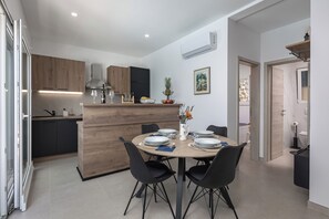 Kitchen and dining area