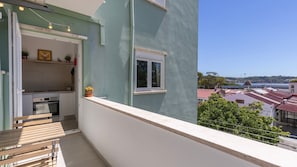 Enjoy a river view at our lovely balcony #river #view #city #airbnb
