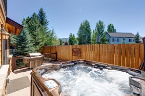 Hot Tub &  Traeger Grill on Deck