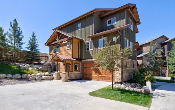 Exterior of Townhome with Garage