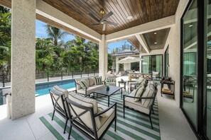 Poolside Lounge Area