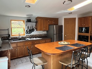 Kitchen with center island