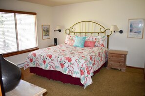 Master bedroom with king bed