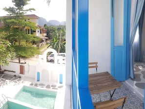 Vista del balcone