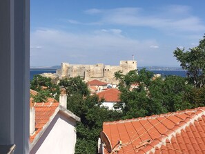 View from the balcony on second floor.