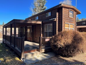 Front exterior in fall
