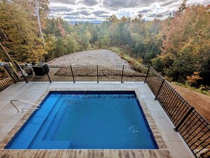 Wether relaxing on the deck or in the pool, enjoy the the beautiful views.