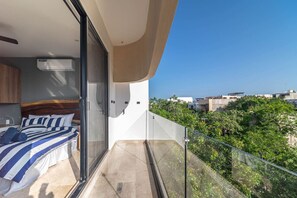 Enjoy your morning coffee with a view from this charming balcony