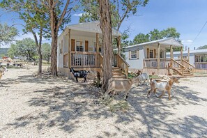 The ranch is a kid friendly and pet friendly space! We only ask that your pets behave well around farm animals.