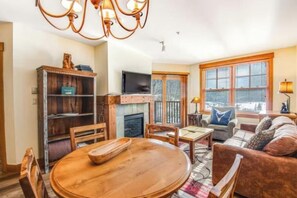 Spacious living and dining